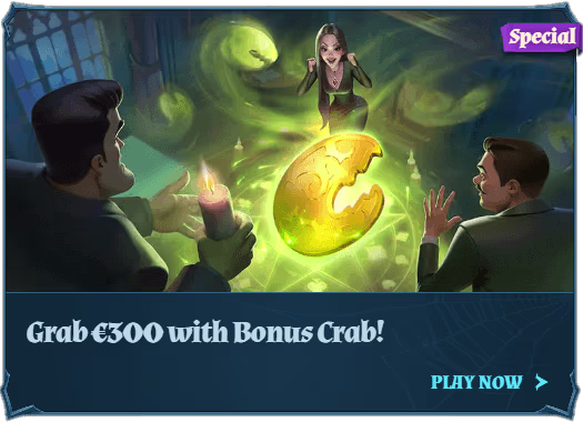 Obtenez 500 € avec le Bonus Crab!